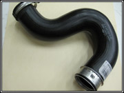 Stock Sprinter Turbo-to-intercooler hose with metal end